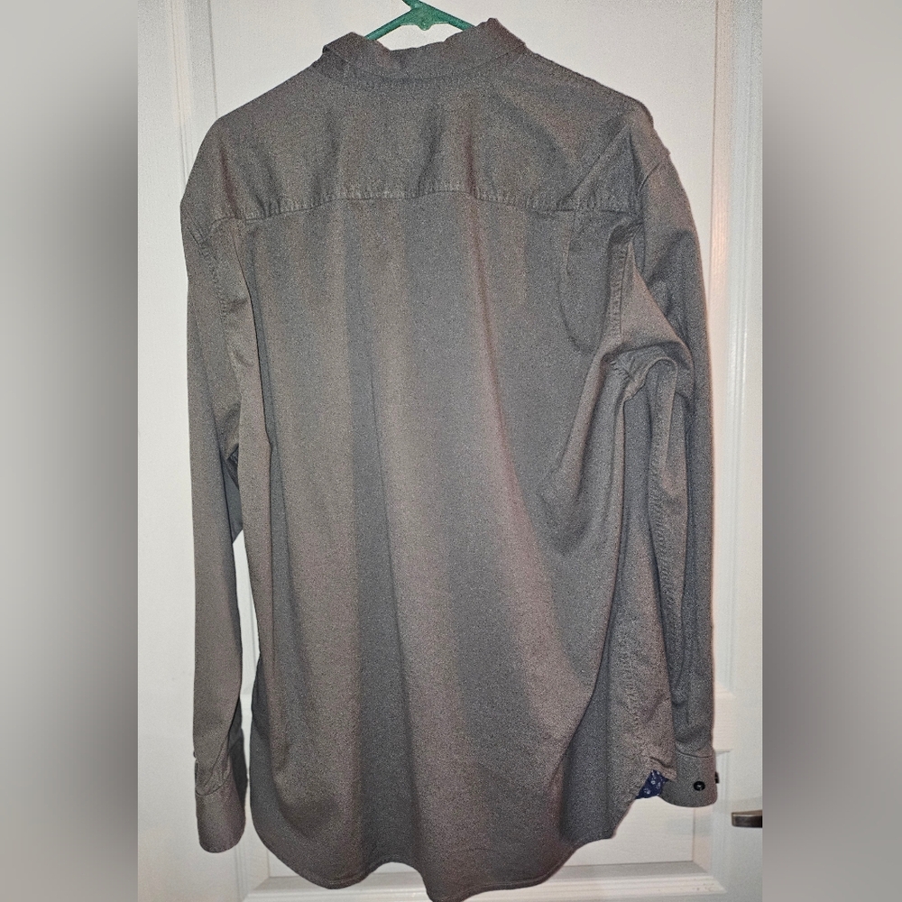 Tommy Bahama Charcoal Long Sleeve Shirt - Picture 5 of 6